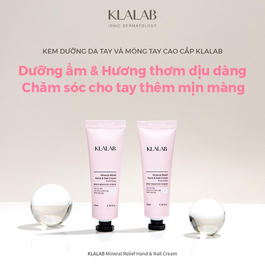 Kem Dưỡng Da Tay &amp; Móng Tay KLALAB Mineral Relief Hand &amp; Nail Cream 50ml - K2V Shop