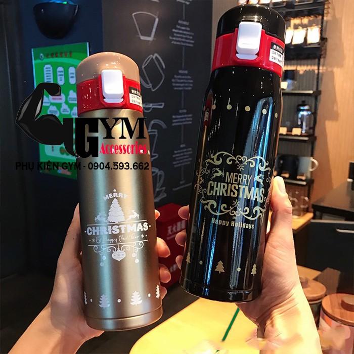 Bình giữ nhiệt cao cấp Giáng Sinh Merry Christmas Noel 500ml
