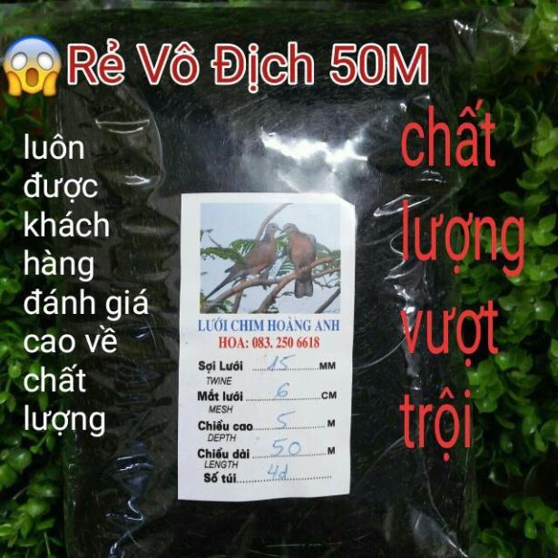 Lưới Bẫy Chim Cu Gáy, Chào mào , sẻ... 15M - 60M cao 5M - sale to