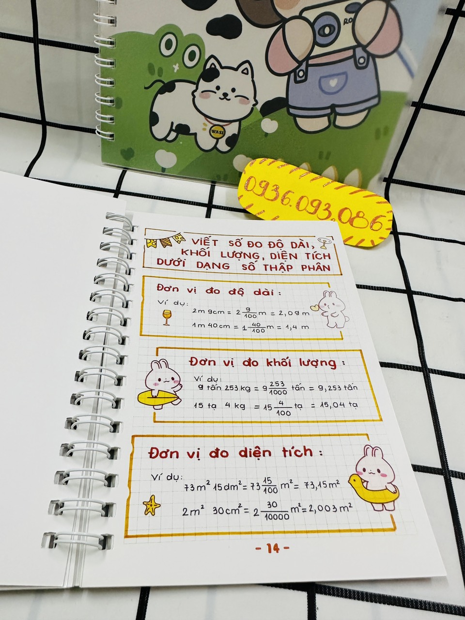 Sổ Tay Tóm Tắt Công Thức Toán Học Takenote Toán 5 Đầy Đủ Công Thức Cho Trẻ Bìa Nhựa Size A6 Và A5