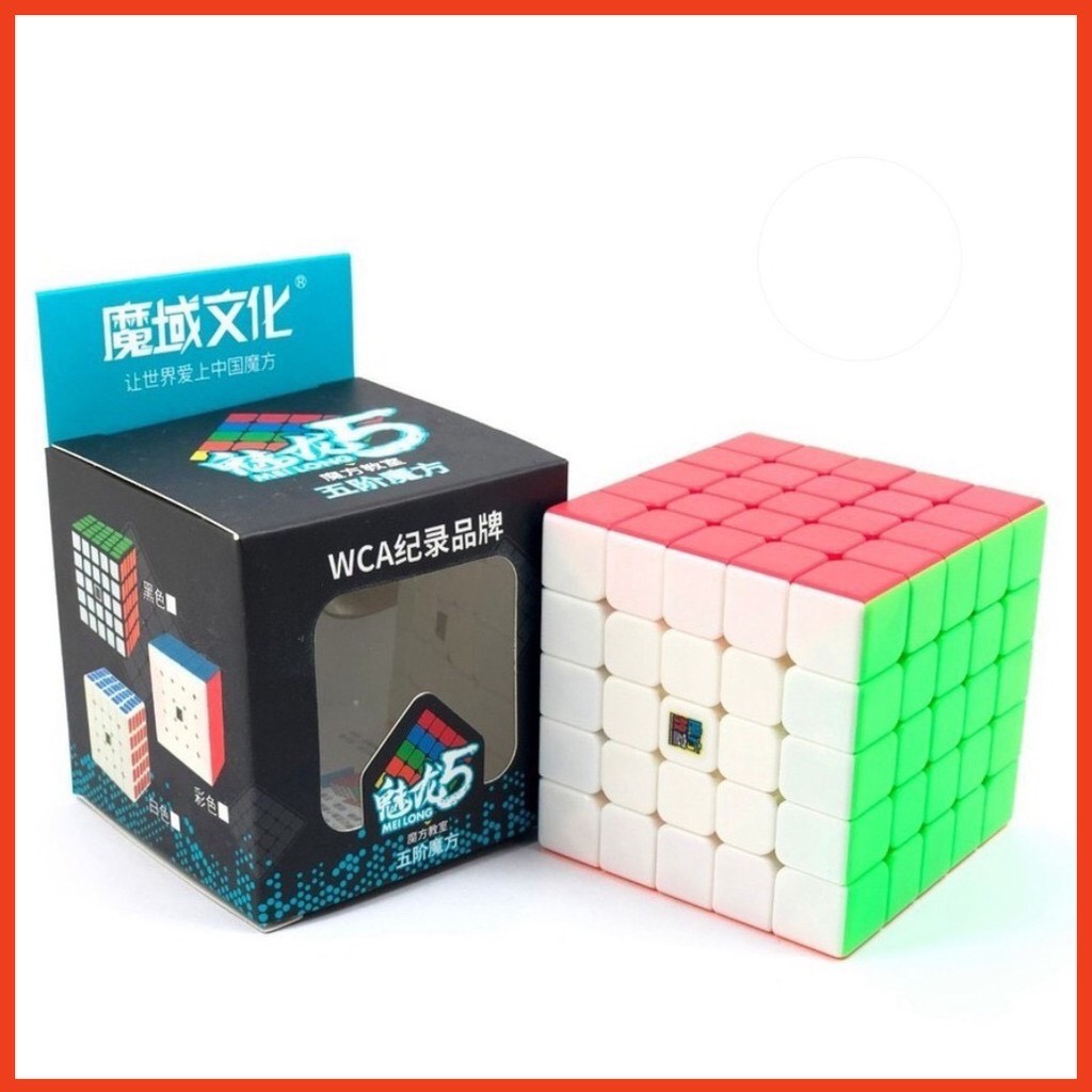 Rubik 5x5 Stickerless ML5 MFJS Xoay Trơn Siêu Mượt