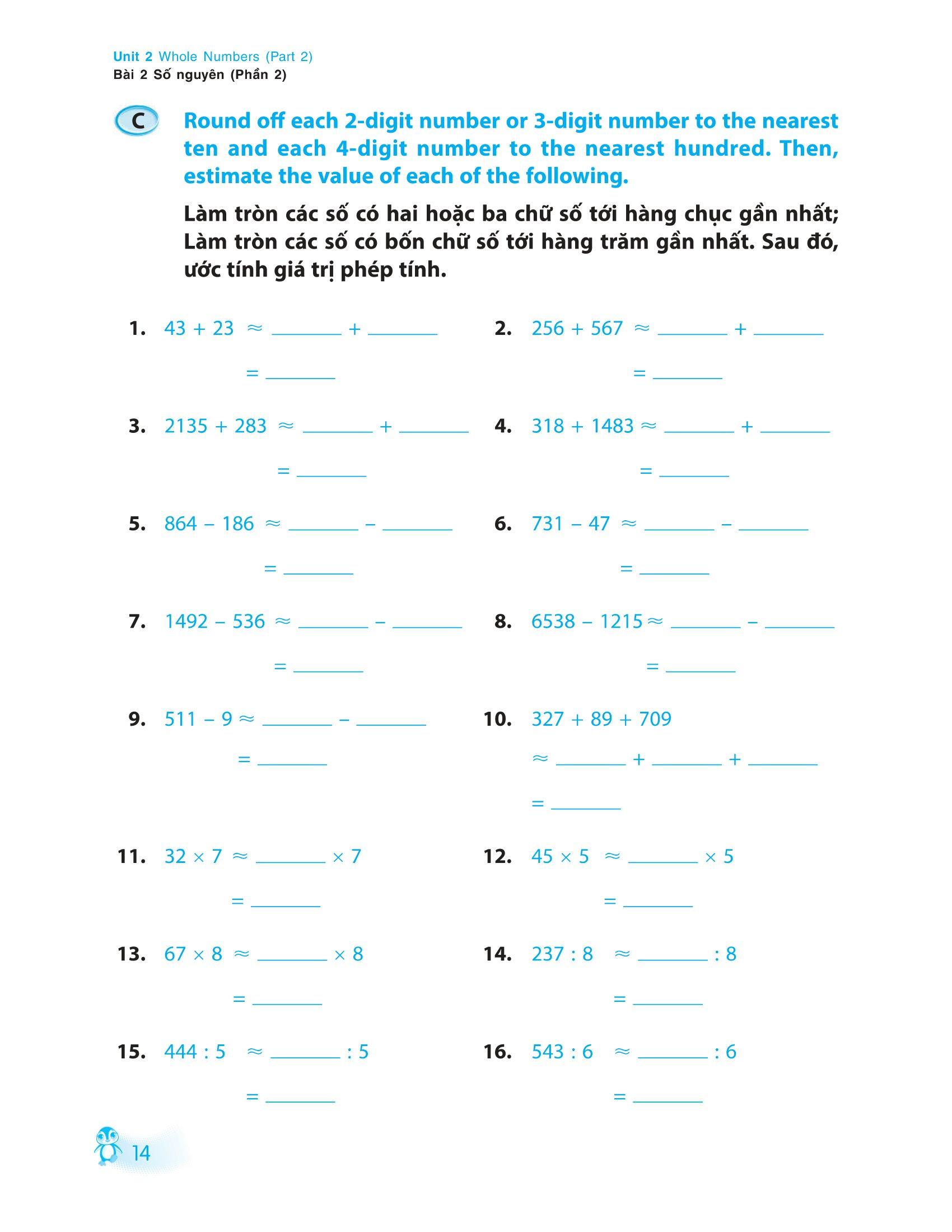 Tinh Thông Toán Học - Mastering Mathematics - Dành Cho Trẻ 9-10 Tuổi - Quyển A