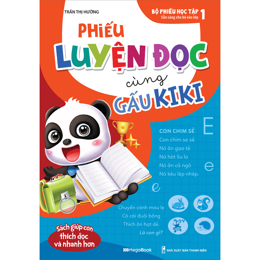 Combo 4 Cuốn: Phiếu Luyện Đọc Luyện Viết Cùng Gấu Kiki