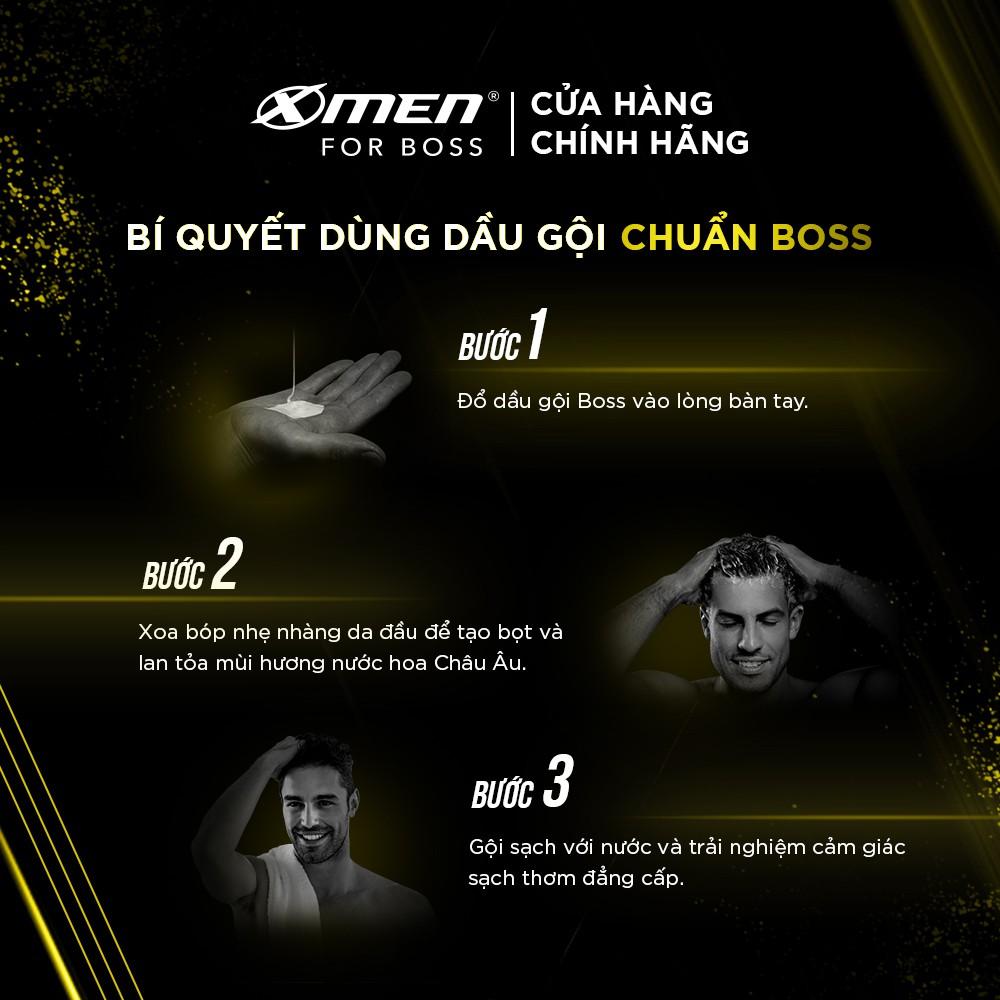 Combo 2 Dầu Gội Xmen for boss Hương Sang Trọng Luxury 650g/chai