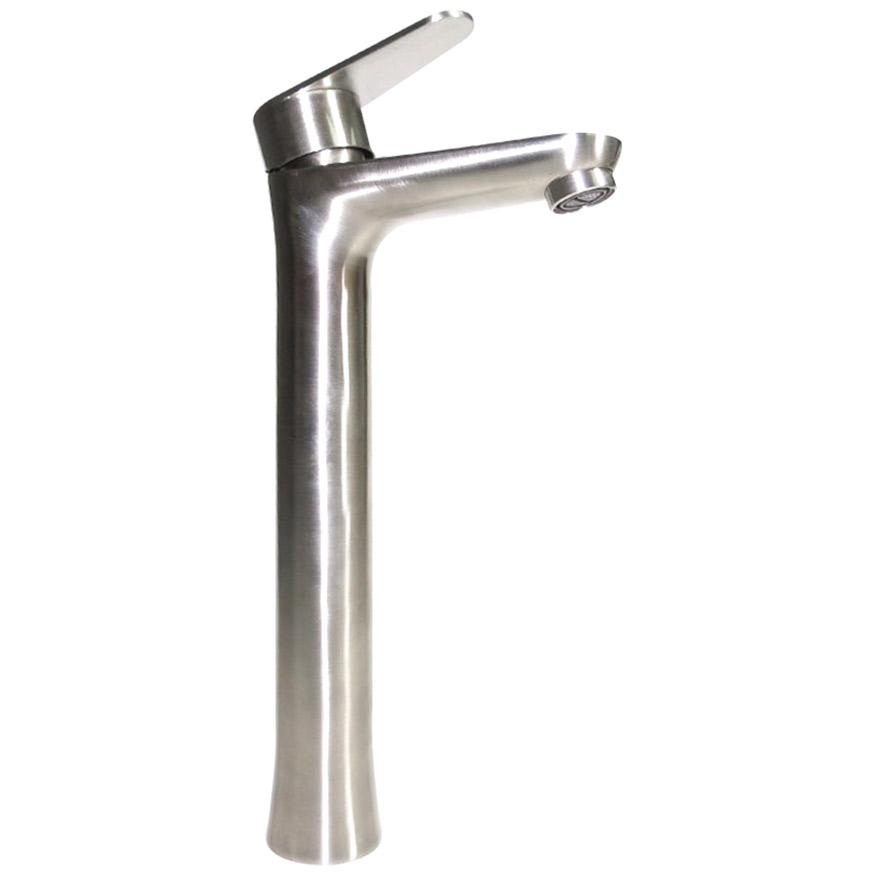 Vòi lavabo điếu nóng lạnh, Inox SUS 304 Eurolife EL-T023 (Trắng vàng )