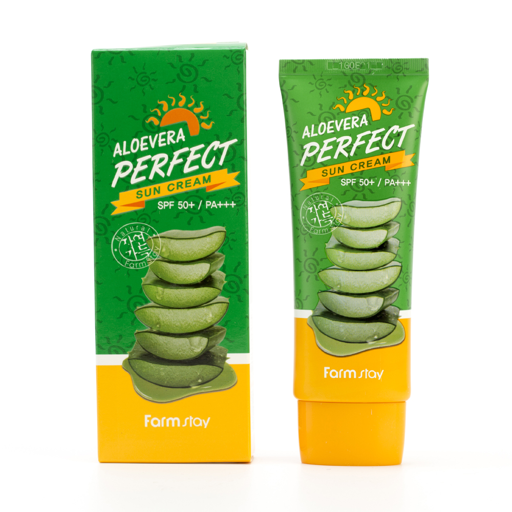 Kem chống nắng Farmstay Aloevera Perfect Sun Cream 70g/tuýp