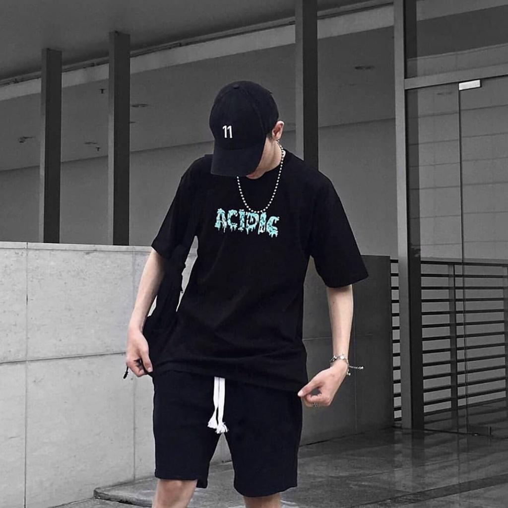 Áo thun unisex tay lỡ ACIDIC || Hany shop