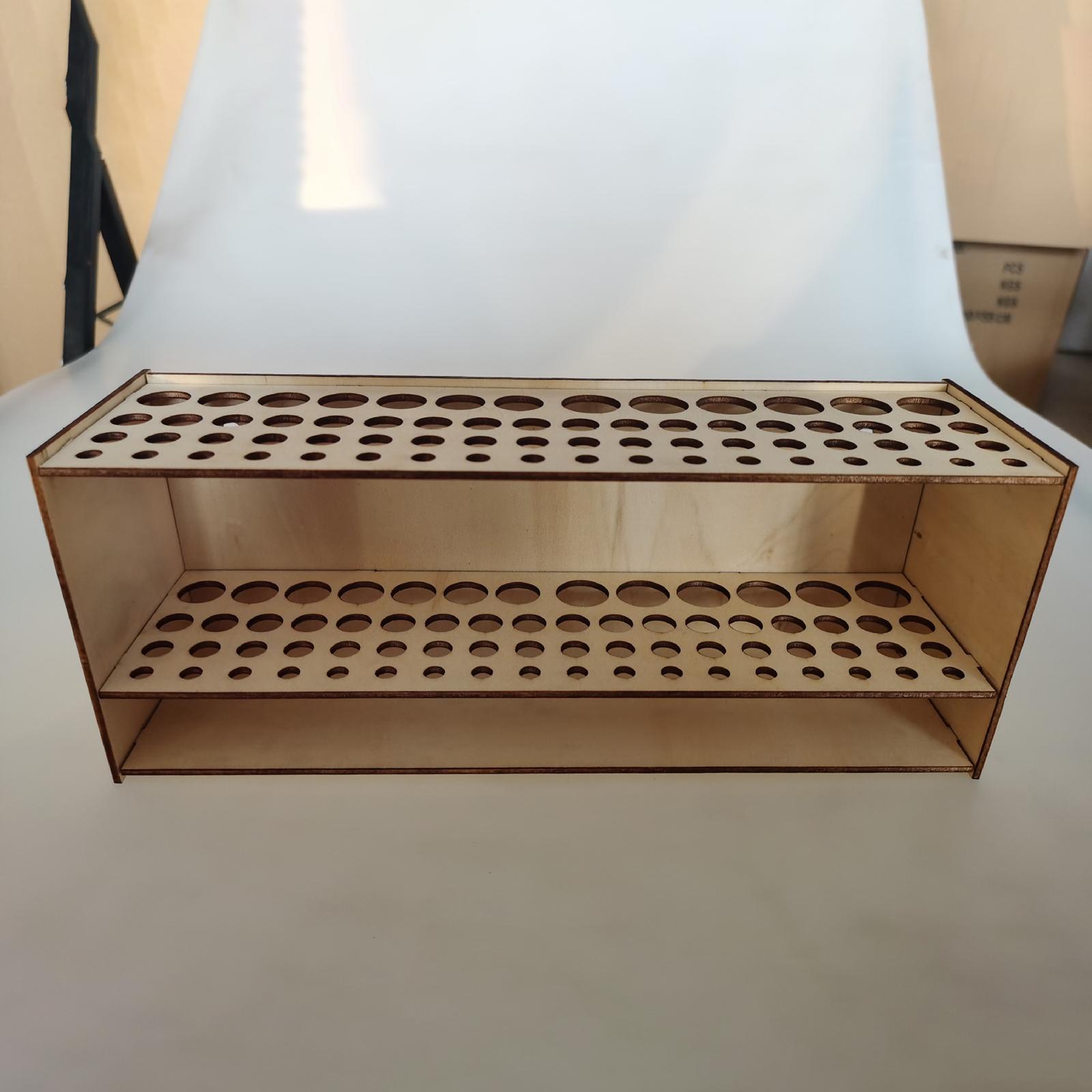 Portable Paint Brush Storage Rack Durable for Cabinet Organizer Holder