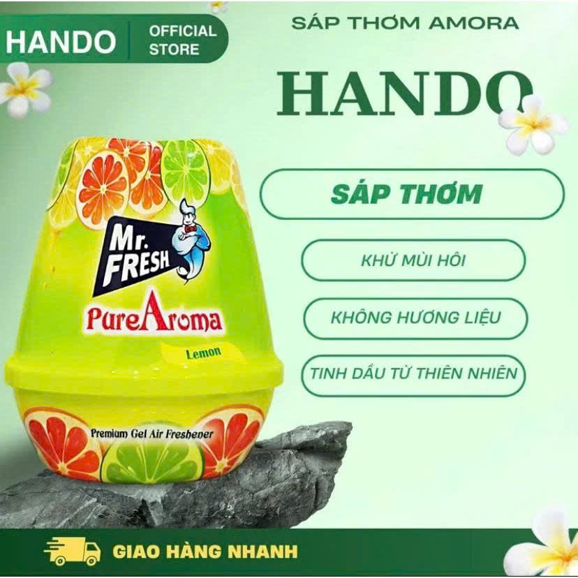 Sáp thơm phòng sáp thơm ô tô khử mùi PureAroma Korea 220g Hương thơm mới