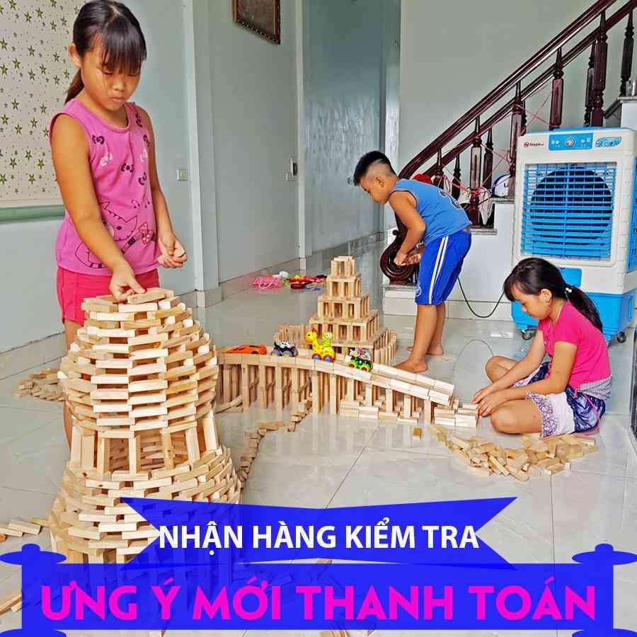 Bộ Chơi Rút Gỗ-Đồ Chơi Domino Lắp Ráp 54 Thanh An Toàn Rèn Luyện Trí Thông Minh Cho Bé Yêu