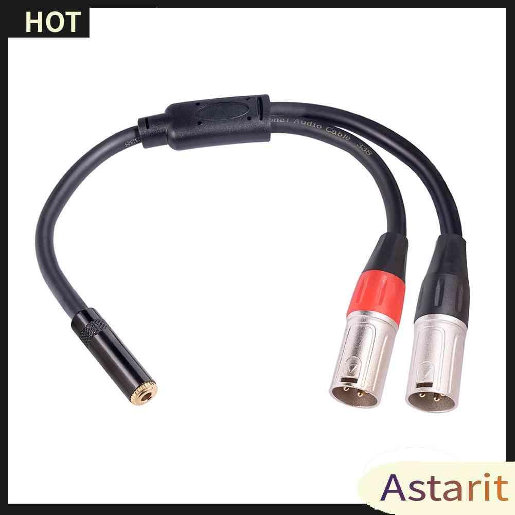Dây Cáp Âm Thanh Chuyển Đổi Cổng 3.5mm Sang XLR Cho Loa Khuếch Đại Âm Thanh