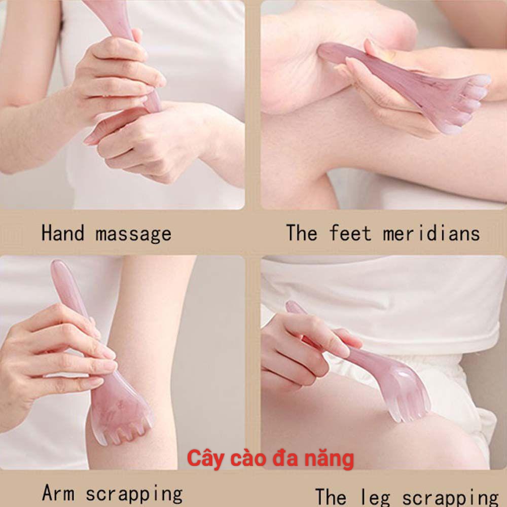 Lược trị liệu massage 5 móng .Massage da đầu ,điểm huyệt, vuốt da đầu, gãi ngứa , lược chải thông kinh lạc dưỡng sinh