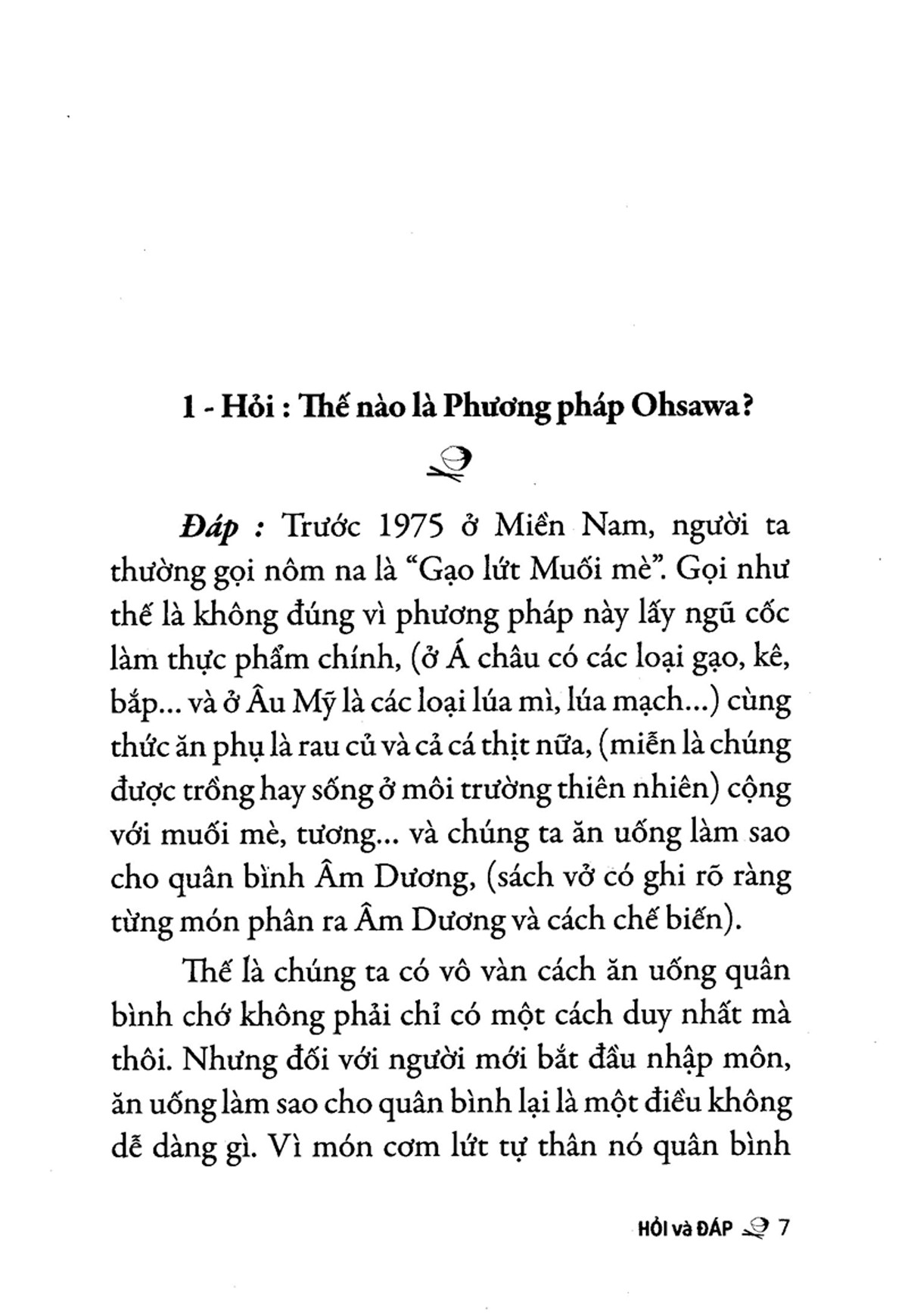 Phương pháp Ohsawa Hỏi Và Đáp - Tập 1 - George Ohsawa ( dịch giả Huỳnh Văn Ba )