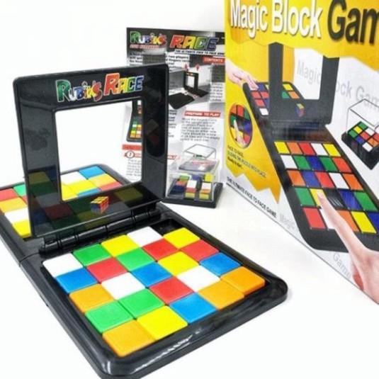 (SIÊU BIẾN THỂ) Rubik Bộ trò chơi Magic block game/ Rubik race đối kháng 2 người hot TIK TOK