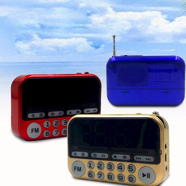 Đồng hồ để bàn kiêm đài radio, thiết bị nghe nhạc C-866 (đa chức năng)