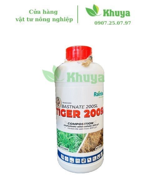 Thuốc trừ cỏ Tiger 200SL 900ml trắng Diệt cỏ tận gốc