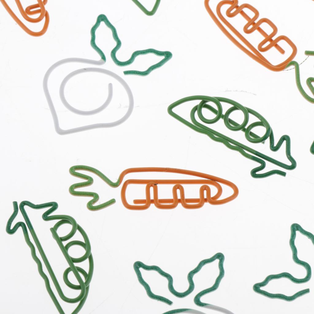 15 Piece Cute Paper Clip Metal Bookmark Office Stationery Supply Kids