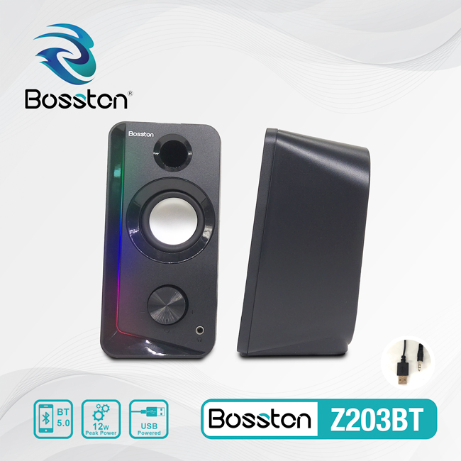 Loa vi tính Bosston 2.0 Bluetooth Z203BT-HN - Hàng Chính Hãng