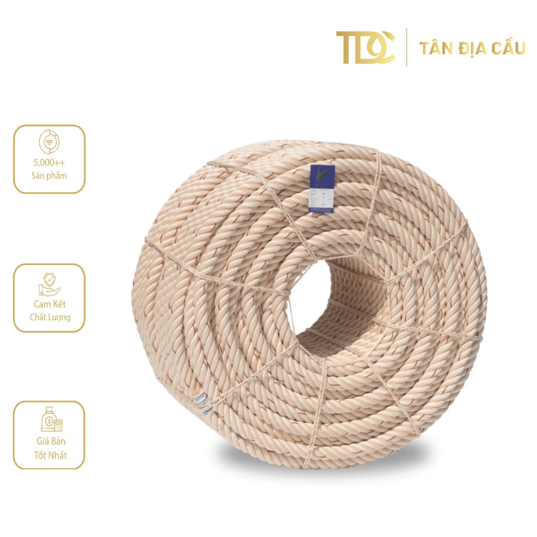 Dây Thừng PP Rope Loại Chịu Lực Tốt, Size 8mm, 10mm, Dài 200m - Tandiacau