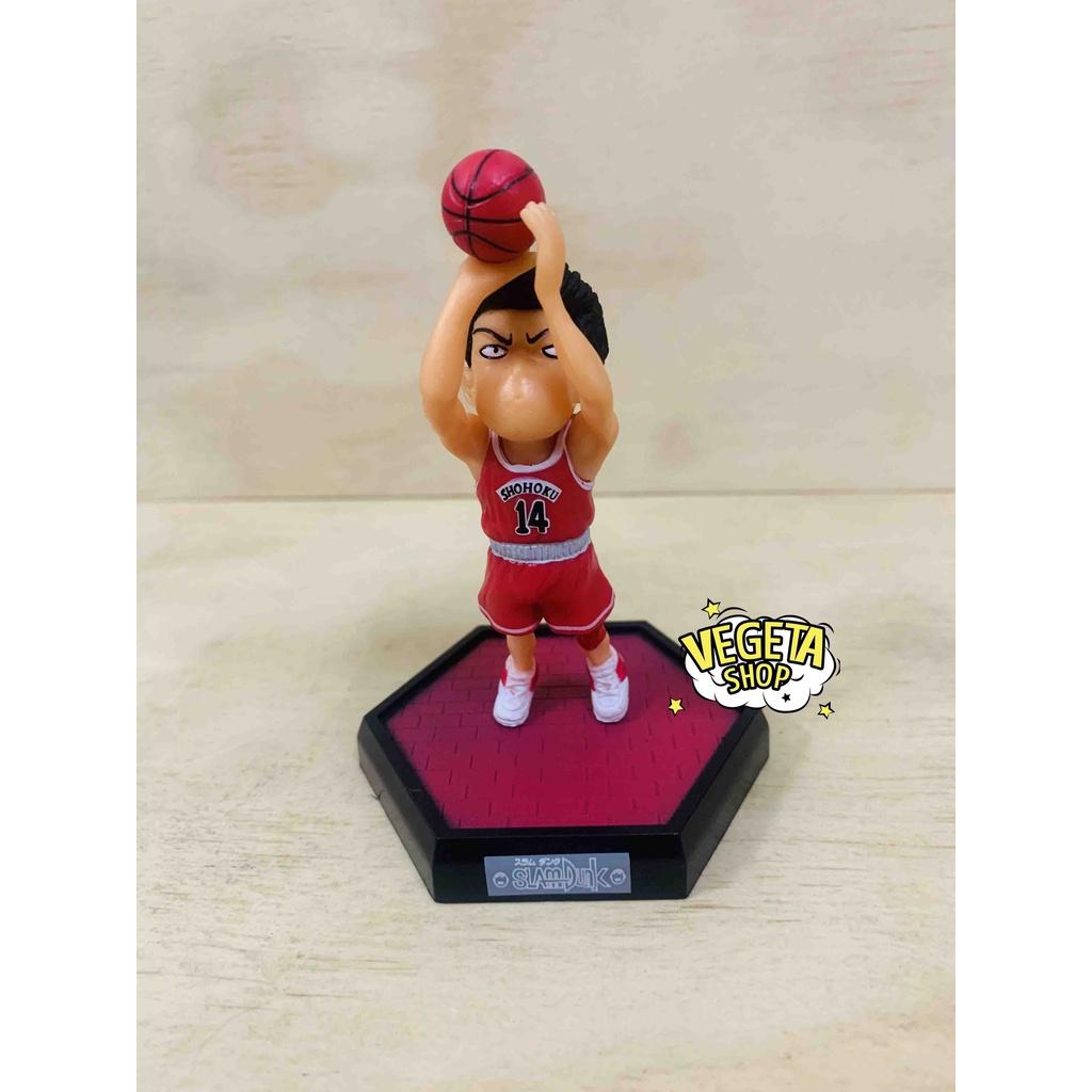 Mô hình Slam Dunk - Bóng rổ Slam Dunk - Trường Shohoku - Hanamichi Rukawa Akagi Mitsui Ryota - Cao 8~9cm