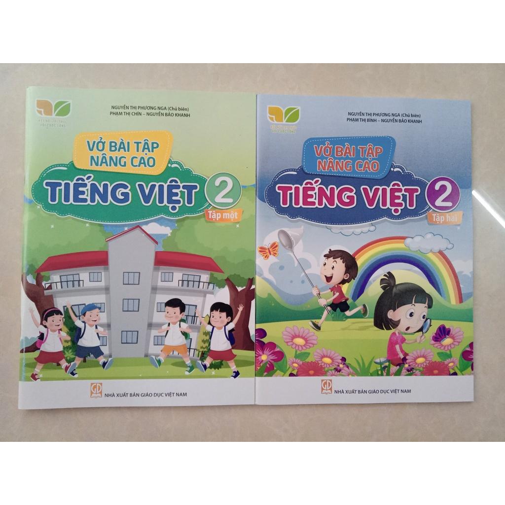 Sách - Combo Vở bài tập nâng cao tiếng việt lớp 2 (Tập 1+Tập 2)