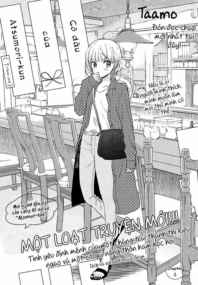 cô dâu (←chưa cưới) của atsumori-kun chapter 2 1