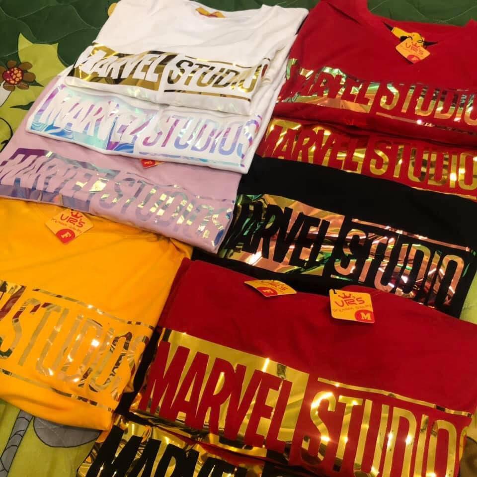 Áo Thun Nam Nữ Marvel Studio Unisex Tay Lỡ