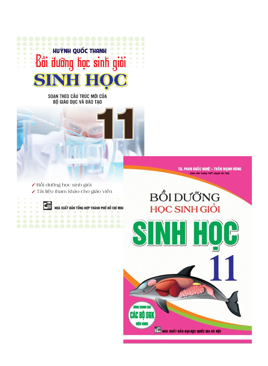 Combo Sách Bồi Dưỡng Học Sinh Giỏi Sinh Học 11 Phan Khắc Nghệ - Huỳnh Quốc Thành _HA