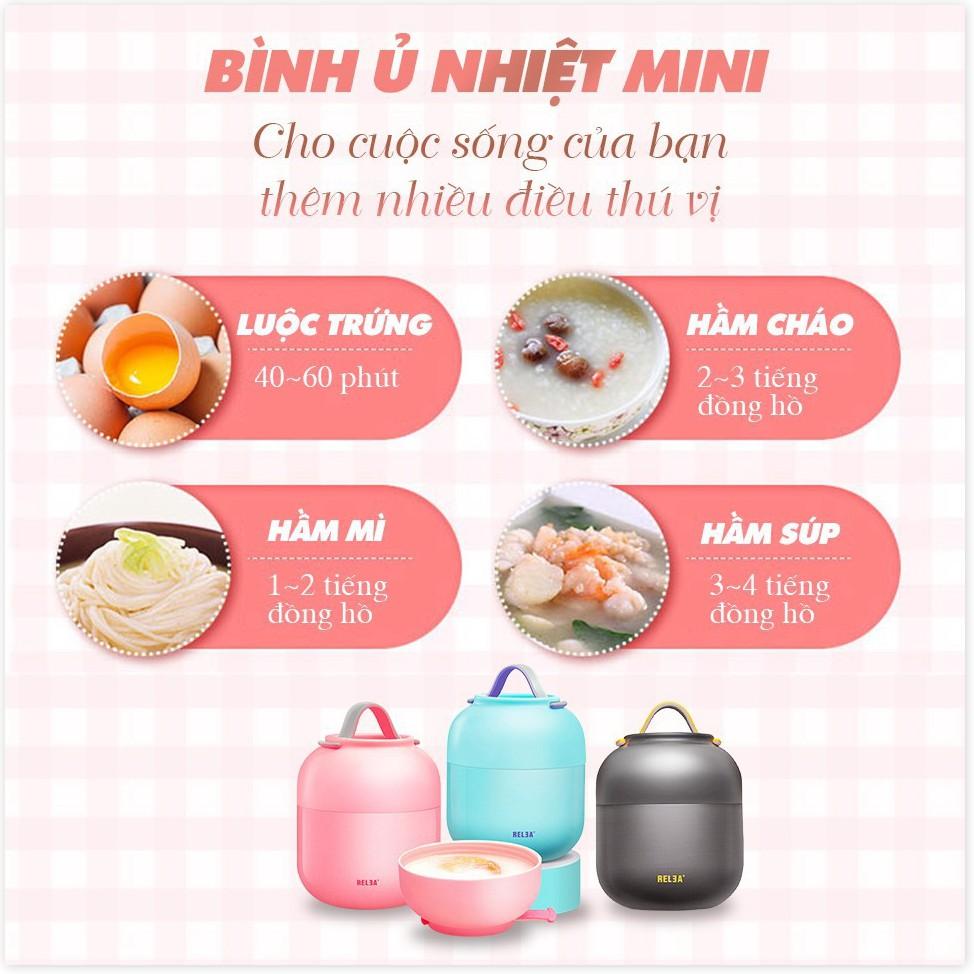 Bình ủ giữ nhiệt mini Relea 700ml - Bình ủ thức ăn cao cấp