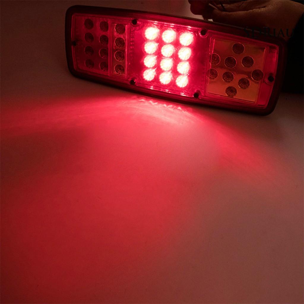2 Đèn Đuôi Xe Ô Tô Hl-R-017 36 Bóng Led Dc 12 / 24v
