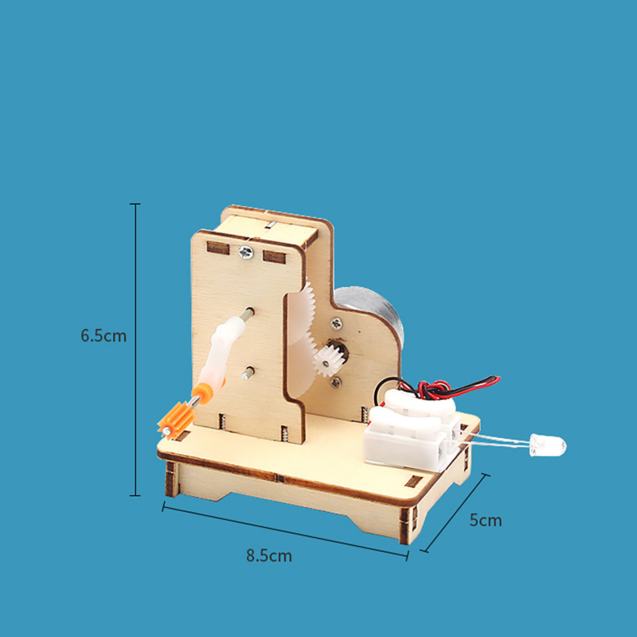 Đồ chơi trẻ em S23 thông minh sáng tạo STEM (STEAM) mô hình lắp ráp máy phát điện bằng gỗ