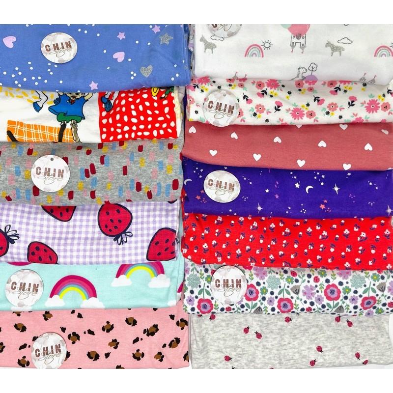 Bộ cotton cho bé vải xuất dư