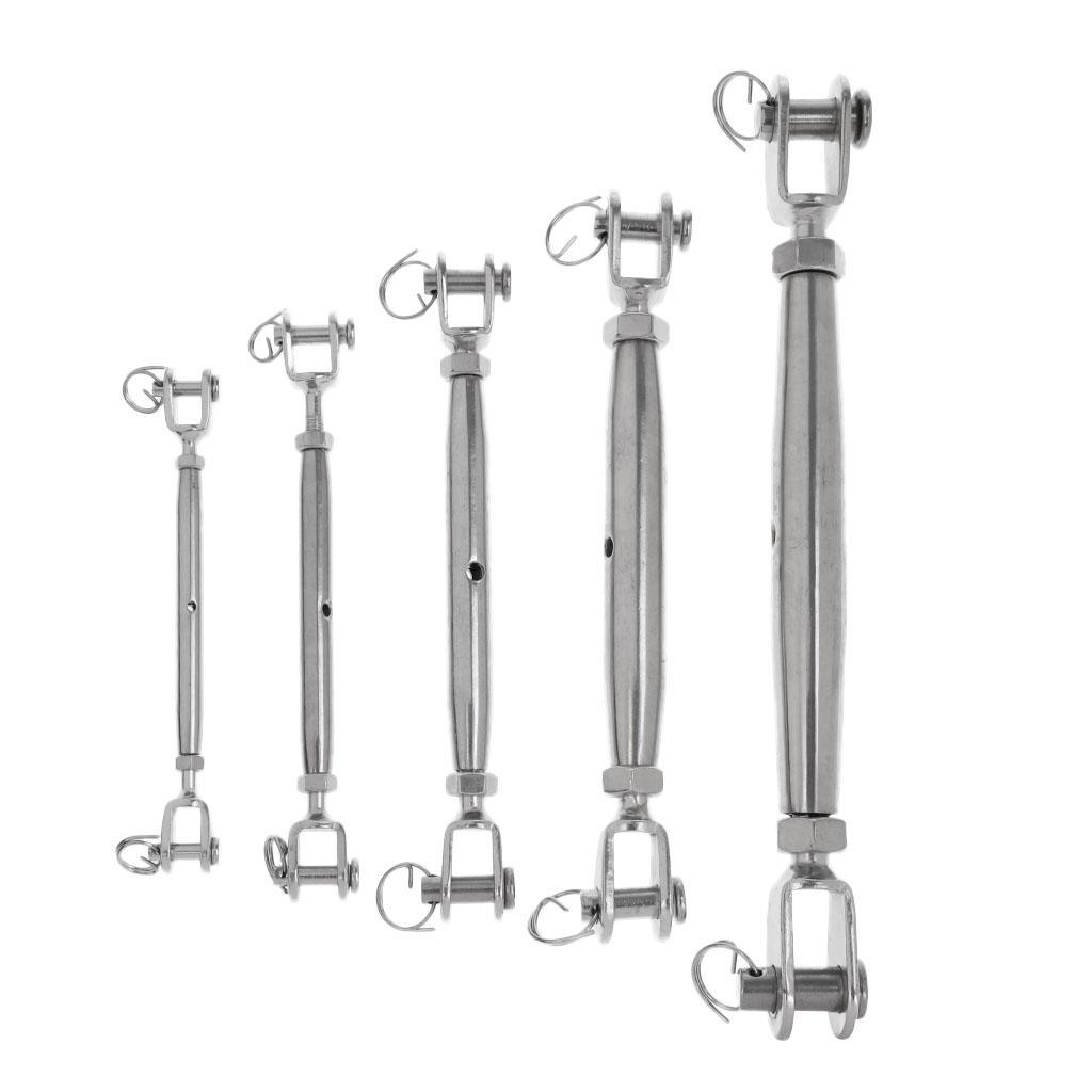 30KN Heavy Duty Zip Line Cable Trolley Zipline Fast Speed Dual Pulley + M12 Jaw Turnbuckle Rigging Screw