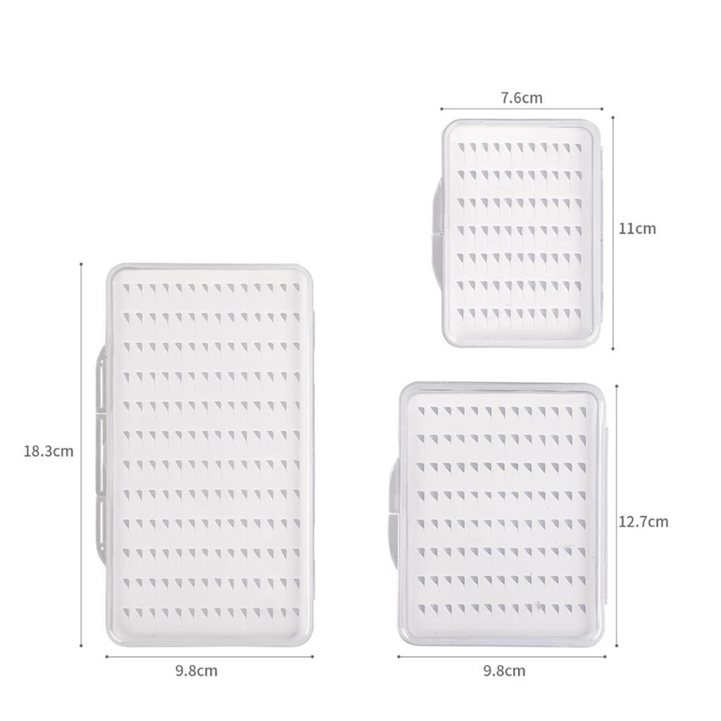 Ultrathin Fly Fishing Case Clear Fly Box Hook Storage Case
