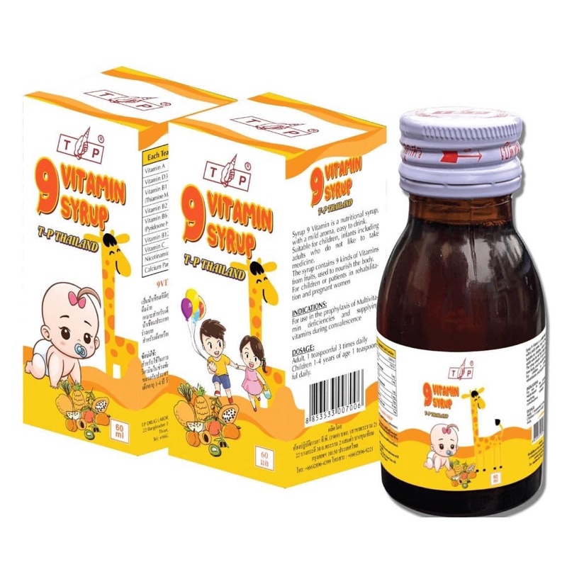 Siro Tăng cân TP 9 Vitamin Thái Lan