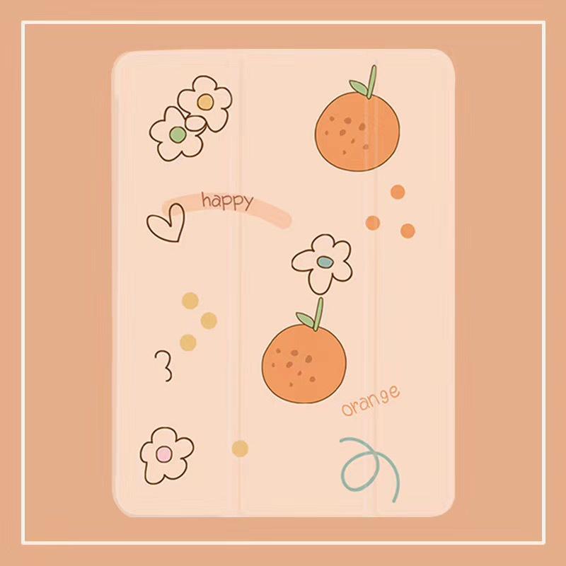 Bao da dành cho cover iPad hoạ tiết cute, phối màu pastel, in 3D hoạ tiết. Cover dành cho iPad Gen 5 6 7 8, Mini, Air 4 3, Pro