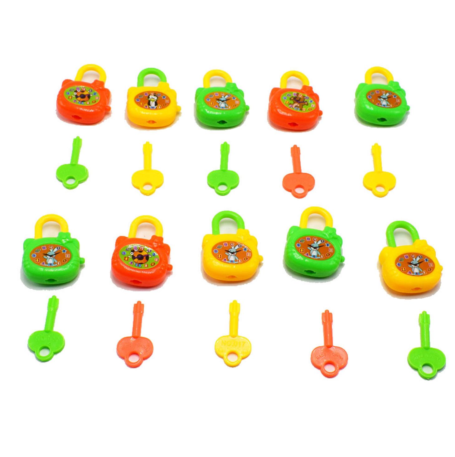 Khóa mini bằng nhựa cho bé - Giao màu ngẫu nhiên
