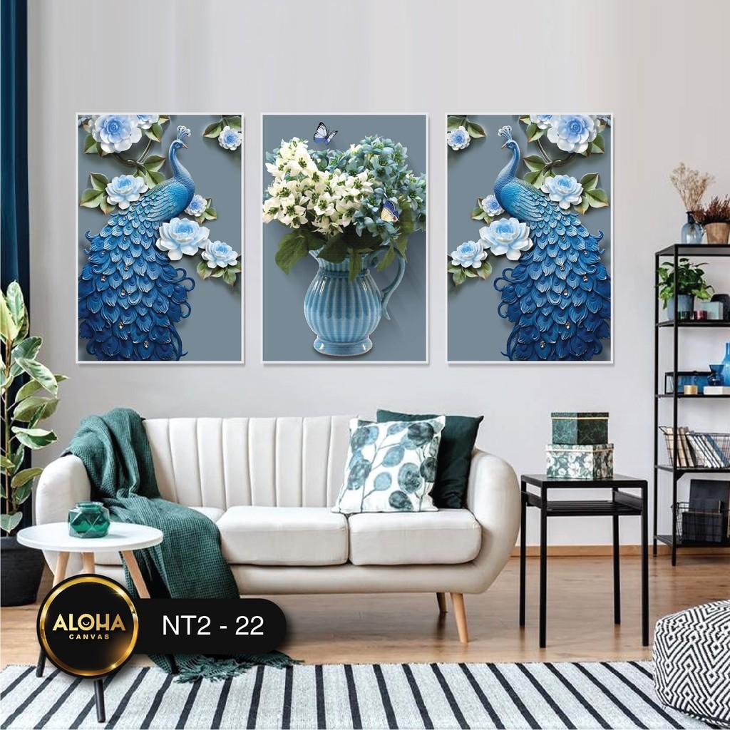 Tranh Canvas Trang Trí Phòng Ngủ Khung Gỗ Tặng Kèm Đinh Chuyên Dụng Treo Tường Dễ Dàng