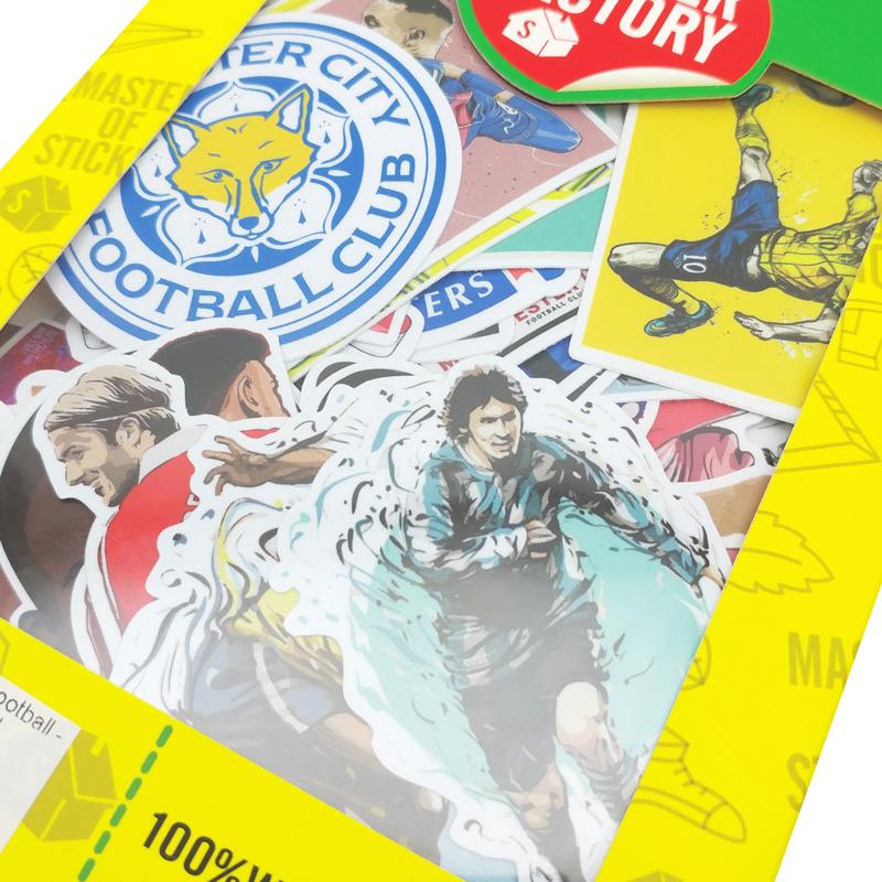 Bộ 100 Sticker Hình Dán Football Euro 24