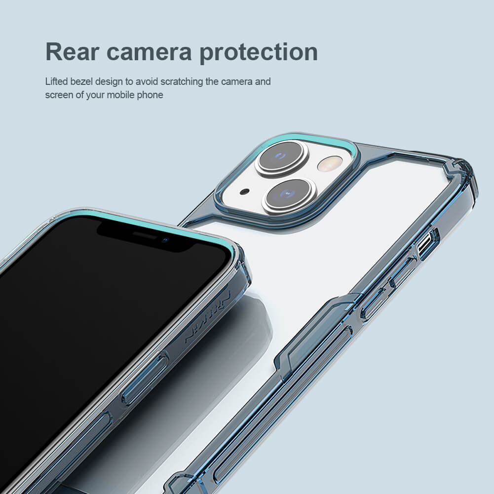 Ốp lưng dẻo TPU cho iPhone 14 Plus hiệu Nillkin Nature TPU Pro Case chống sốc, chống chịu mọi va đập - hàng nhập khẩu