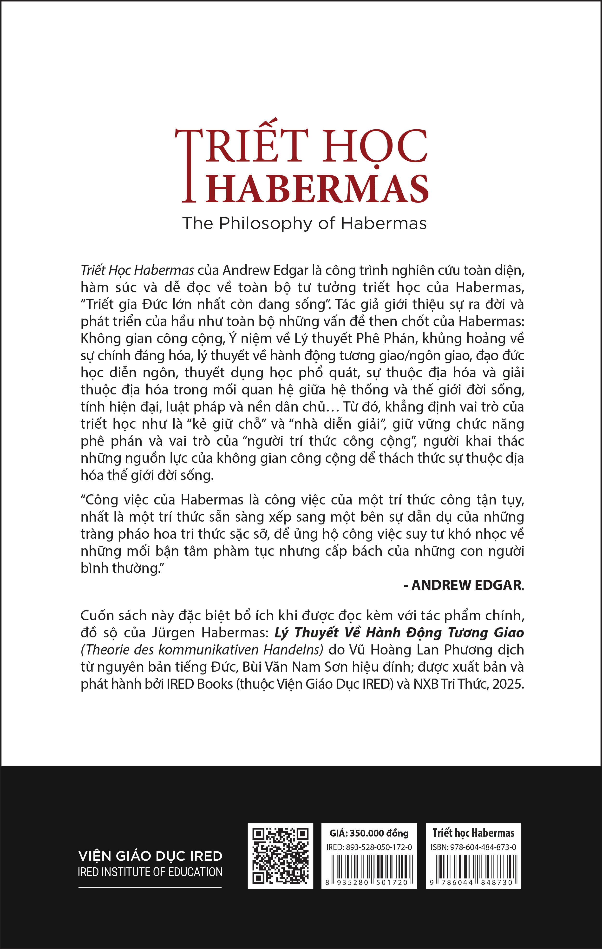 Triết Học Habermas - The Philosophy Of Habermas