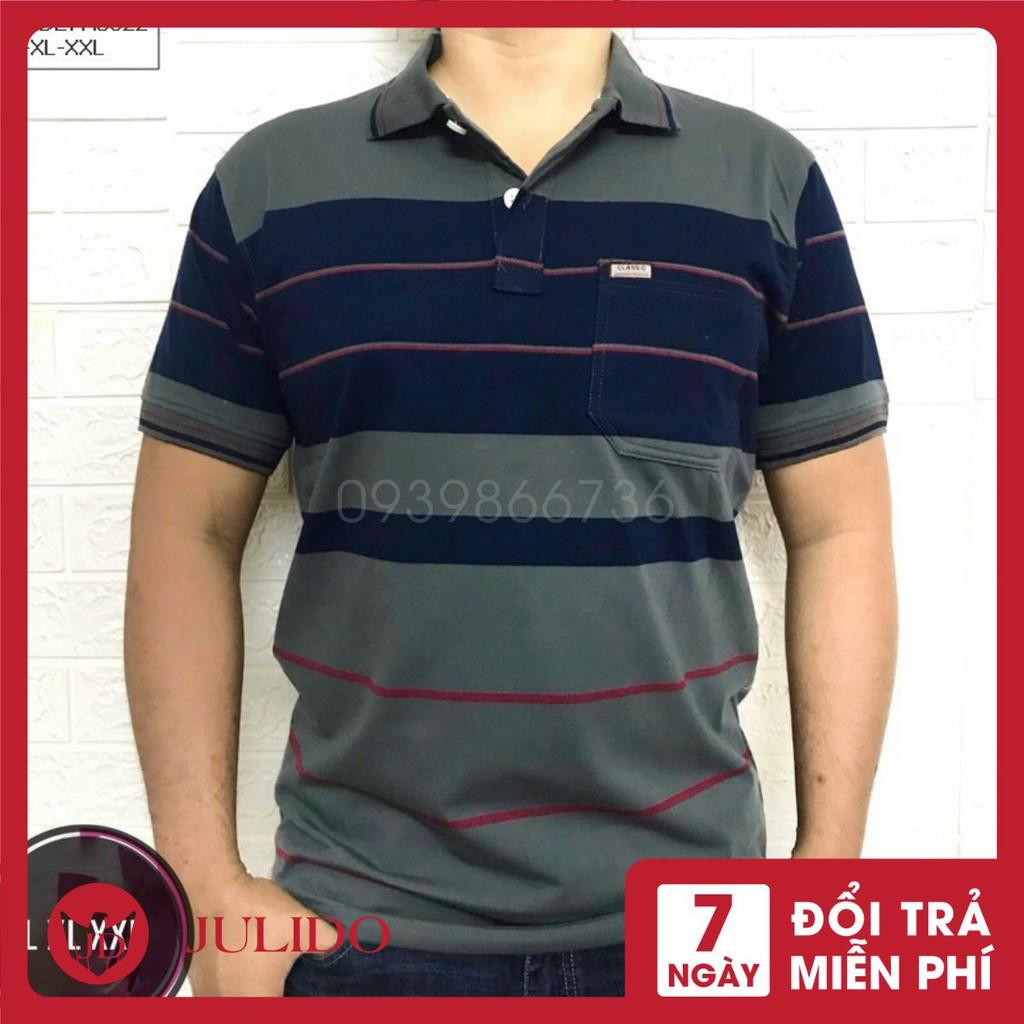Áo Polo Thun Nam Lớn Tuổi Có Túi Cotton Xuất Xịn, From Chuẩn ,Lịch Lãm Cao Cấp JD55