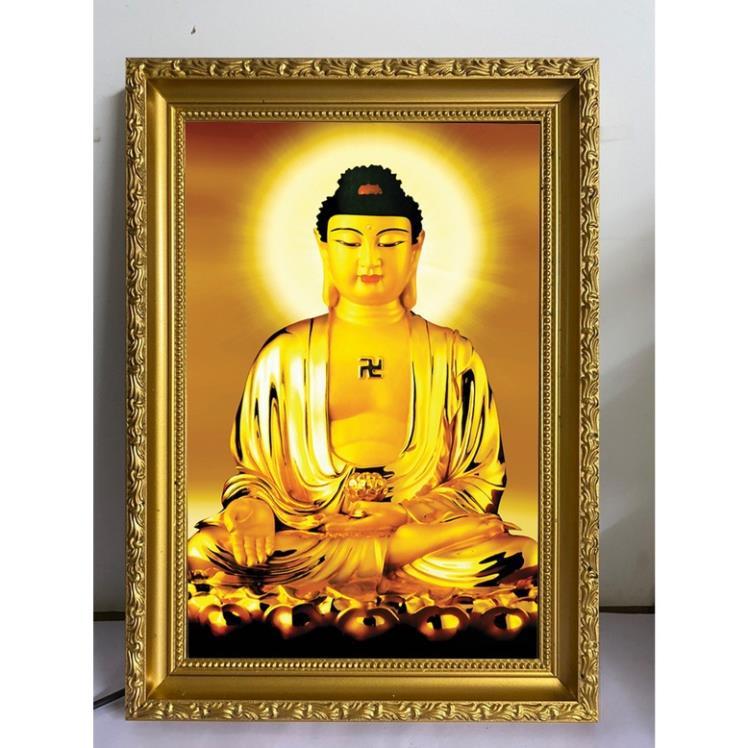 Tranh đèn led 3D nhiều mẫu, phật quan âm, dược sư, tranh thờ nhiều mẫu cao cấp