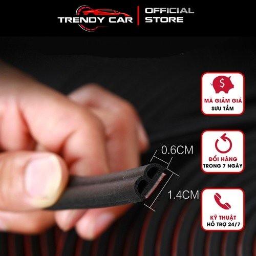 8met Gioăng cao su chống ồn chữ B cho ô tô | Ron cao su chữ B cách âm chống ồn cho xe hơi