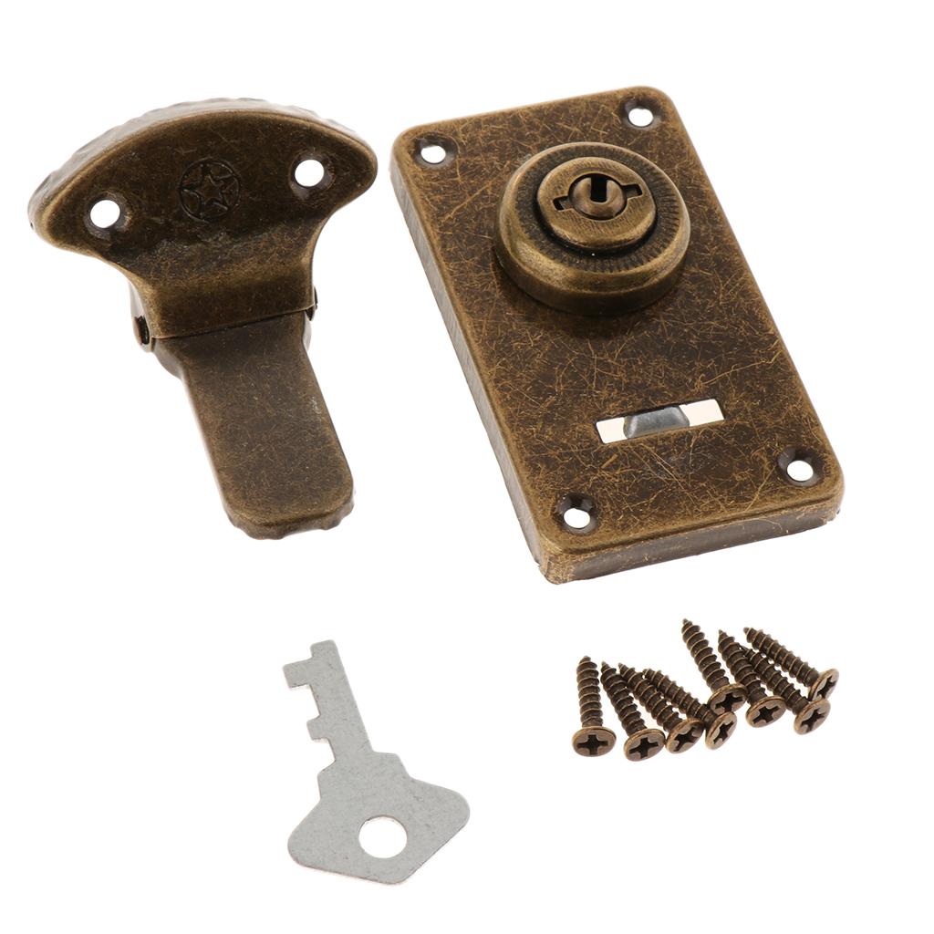 Cabinet Door Buckle Lock Latch Bolt Clip Lock Catcher Buckle Lockset Latch