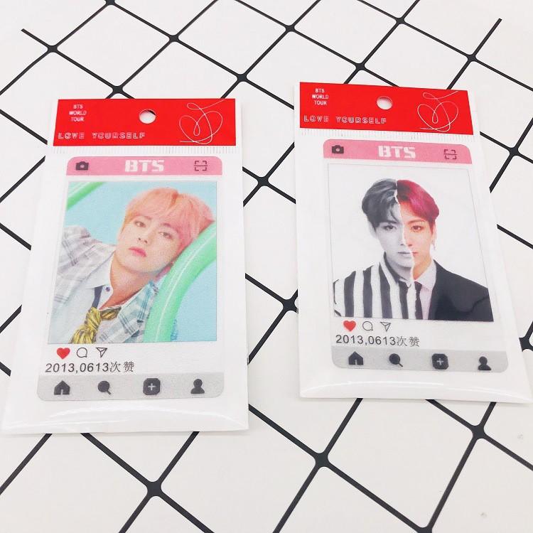 Card BTS love yourself trong - nhựa mềm