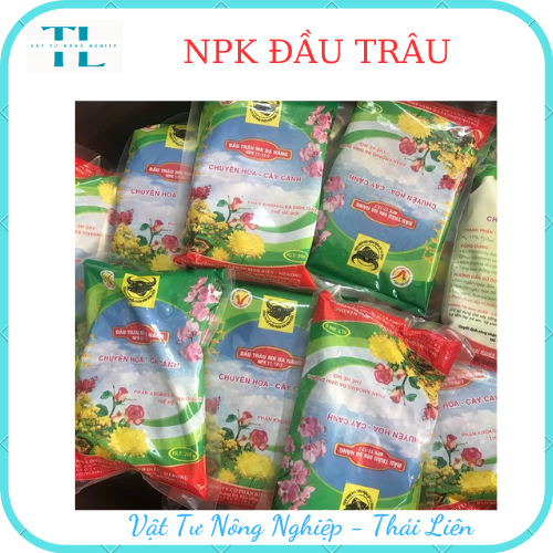 Phân bón Đầu Trâu đa năng NPK 17-12-7 chuyên hoa cây cảnh chồi lá khỏe ra hoa nhiều 1kg