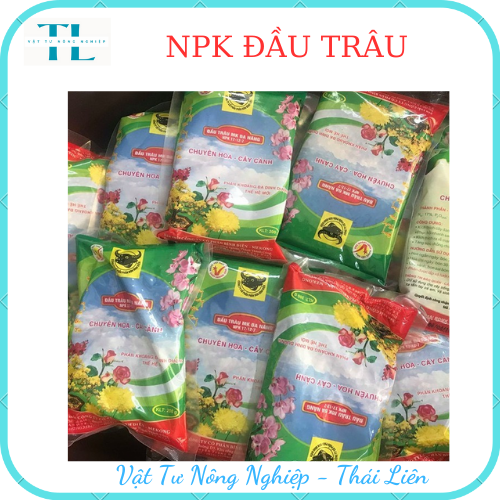 Phân bón Đầu Trâu đa năng NPK 17-12-7 chuyên hoa cây cảnh chồi lá khỏe ra hoa nhiều (hàng cao cấp)1kg