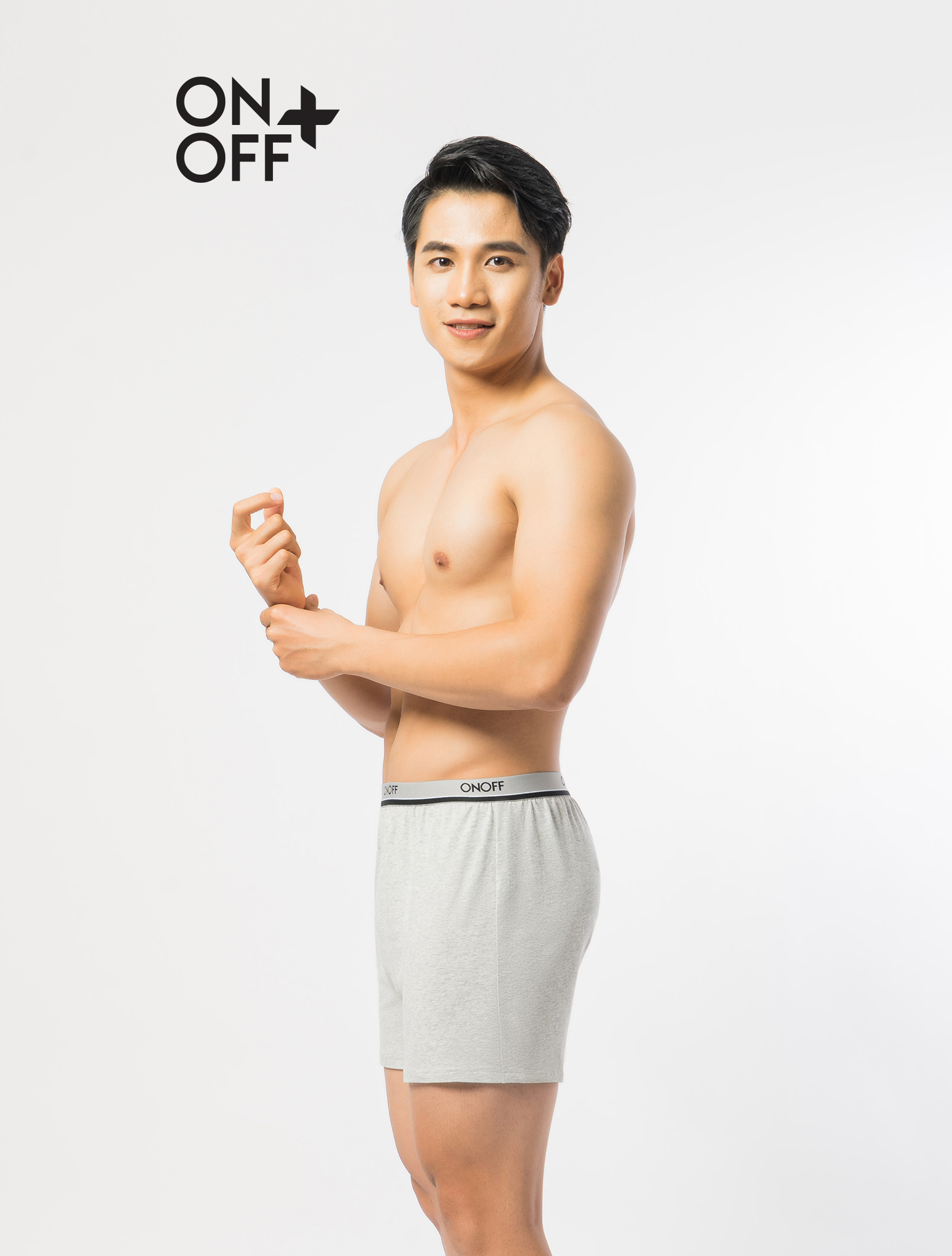 Quần lót nam 2 in 1 Cotton Spandex dáng Boxer ONOFF - 18UK23A038