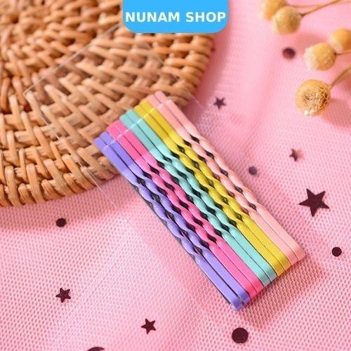 Set 10 kẹp tăm màu sắc trẻ trung năng động Hàn Quốc Nunam Shop
